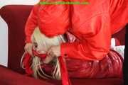 Get 267 pictures of Nina in bound and gagged in shiny nylon Downwear from 2008-2012 in one package!