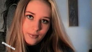 Sweet Teen Lucie's first casting video