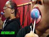 Lollipop Licking- Mirror Fun