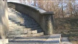 033014 Rene Pornero Takes An Impressive Pee Down The Steps