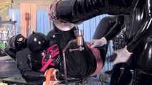 Mistress Tokyo - Heavy rubber play with Mistress' f*cking machine!