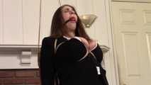 BigBoobed BallGagged Secretary struggles ChairBound - Miss Alex Chance