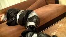 [From archive] Iren packed in trash bag (Video)