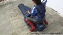 Miss Cedi - Hard Slave Treatment with a slave caught into a sleepingbag