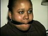 BBW TAMARA GETS WRAP TAPE GAGGED & BLACK TAPE BOUND (D30-6)