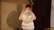 Played with a large balloon
