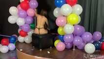 Sit to pop 50 balloons on Stage Cam 1+2 (HD 1080p)