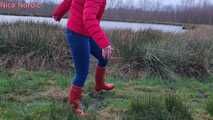 Matschwalk in the bog for my rubber boot fetishists