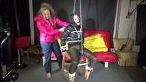 Hanging chair bondage with Sophie and Sandra Part 2 (Video)