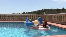 Balloons in the pool