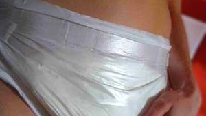 Lovely puffy Libero Junior diaper