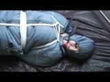 03:20 Min. video with Jill tied and gagged in a shiny nylon skisuit