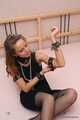 Ole Lykoile - Gorgeous cute model Ole Lykoile shows elegant bondage