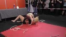 1 on 1 Bondage Wrestling from BoundCon XVI - Saturday, 1st Fight: Dany Blonde vs. VeVe Lane