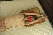 Lorelei Tied to the Bed in her Panties - Mouth Stuffed and Taped
