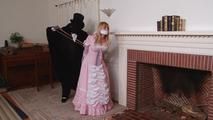 Damsel in the Fireplace - Lorelei in Pink Gown - with music