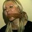 29 Yr OLD SEXY ROMANIAN WRAP TAPE GAGGED, BALL-TIED, CLEAVE GAGGED, TOE-TIED & BLINDFOLDED (D39-8)