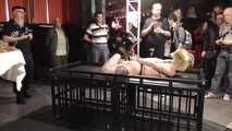 30 Minutes Hogtie Endurance Challenge - Tied in Public - Sexy Blonde tied by Mario !