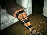 BBW TAMARA GETS WRAP TAPE GAGGED & BLACK TAPE BOUND (D30-6)