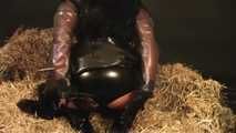 Heavy Rubber Blowjob & Handjob in the Straw 