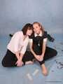 Alexa and Catt - Photoshoot in office: Catt and Alexa free themself