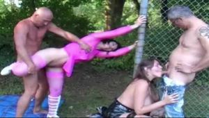 4 SOME OUTDOOR ORGY