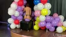 Sit to pop 50 balloons on Stage Cam 1+2 (HD 1080p)