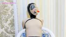 Xiaomeng in Zentai Tickled Breathplay