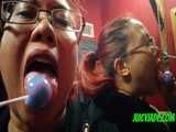 Lollipop Licking- Mirror Fun