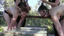 2 Girl Outdoor Predicament Challenge