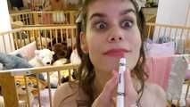 Video: Emma putting on Crayola lipstick