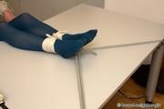Kate - Tied up at the office 1