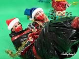 [From archive] Masha More and Malika - packed in trash bags with red duct tape like New Year presents 03