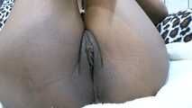 Black Babe Wand Masturbation