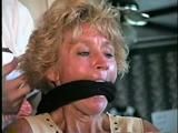 41 Yr OLD COURT CLERK CHAIR TIED, CLEAVE GAGGED & TOE TIED (D35-5)
