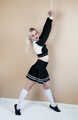 1074 Sandy in Goth Cheerleader