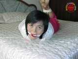 Bad Vacation of a Stupid Asian - She is Left Hogtied and Gagged
