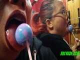 Lollipop Licking- Mirror Fun