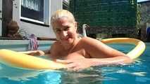 horny in the pool