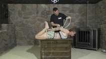 Hard Hogtie for Bettine in the spanish Dungeon