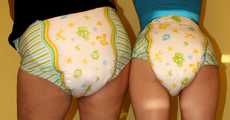 Me and my diapered girlfriend are wearing Sexy diapers