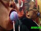 Lollipop Licking- Mirror Fun