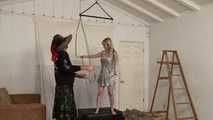 Barefoot Suspension Squirming in Silky Slip - Plus HowTo with Lorelei and Mr Fish