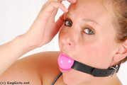 GG03 - Sarina gagged and fiddled