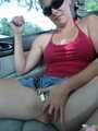 Kinky Florida Amateur Irish Milf Molly Playing In The Car