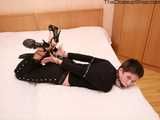 Affable: Hogcuffed on the Bed