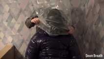 Vacuum bag on Calvin Klein coat