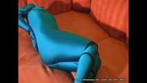 Zentai tied - Hogtie