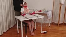 Gagging Nurse Boobie - Chair Bondage and Orgasm for Lorelei