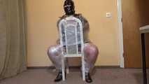 Foiled on a chair and tickled